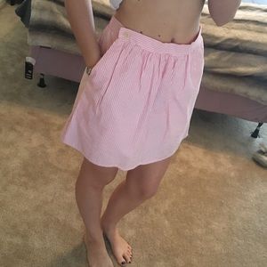 Lilly Pulitzer seersucker skirt